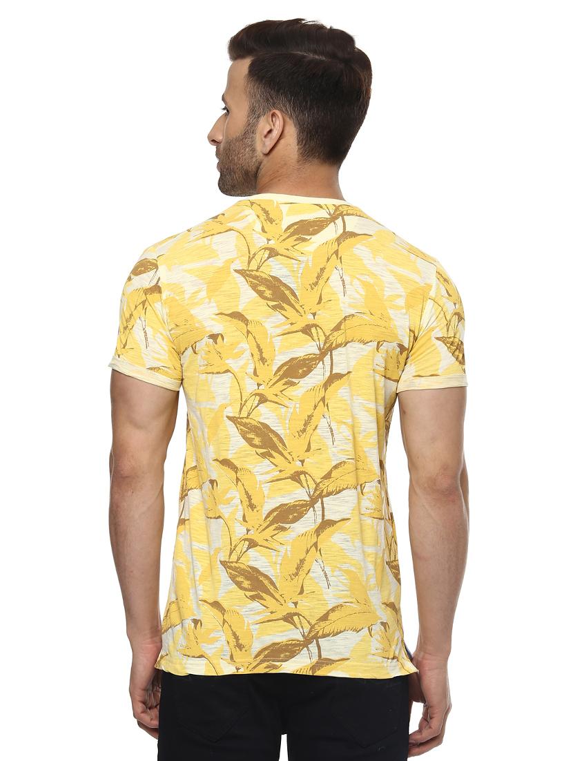 yellow cotton pocket t-shirt - 14997374 - Standard Image - 2
