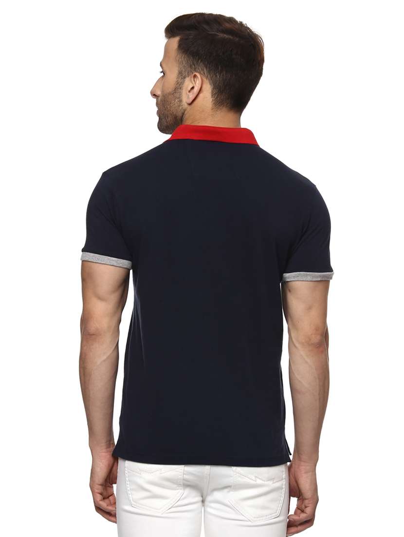 navy blue cotton t-shirt - 14997439 - Standard Image - 2