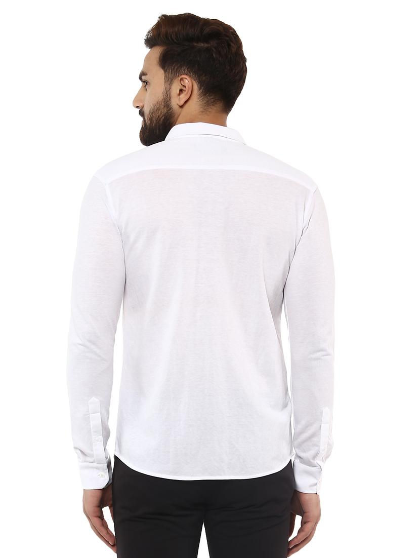 white cotton casual shirt - 14997510 - Standard Image - 2