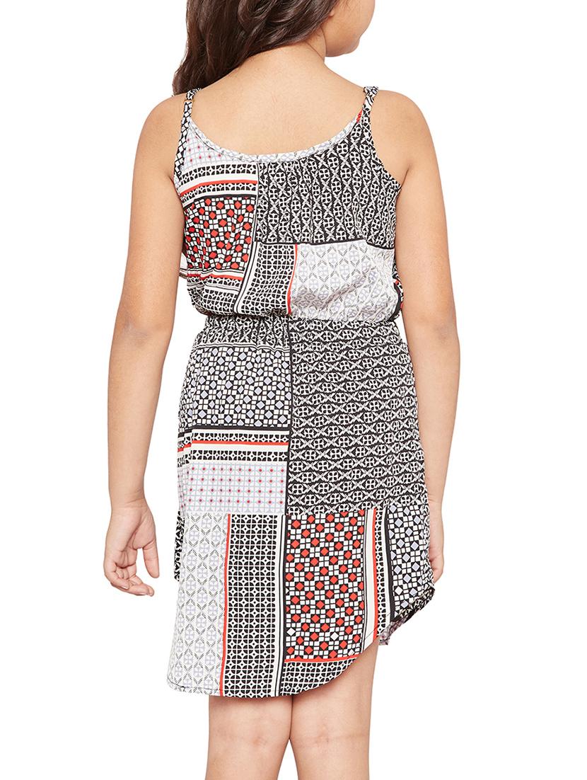 multi colored polyester frock - 14997728 - Standard Image - 2