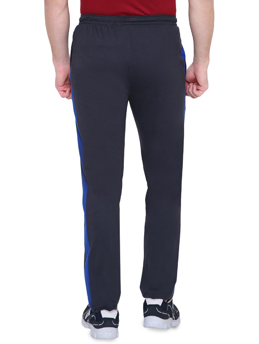 grey cotton full length track pant - 14999903 - Standard Image - 2