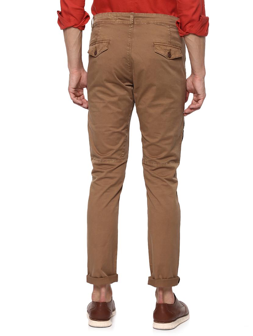 brown cotton chinos - 15000570 - Standard Image - 2
