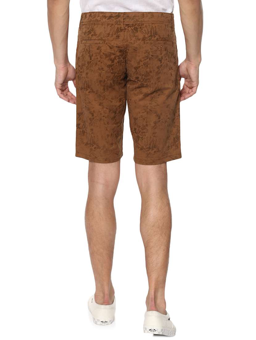 brown cotton shorts - 15000578 -  Standard Image - 2