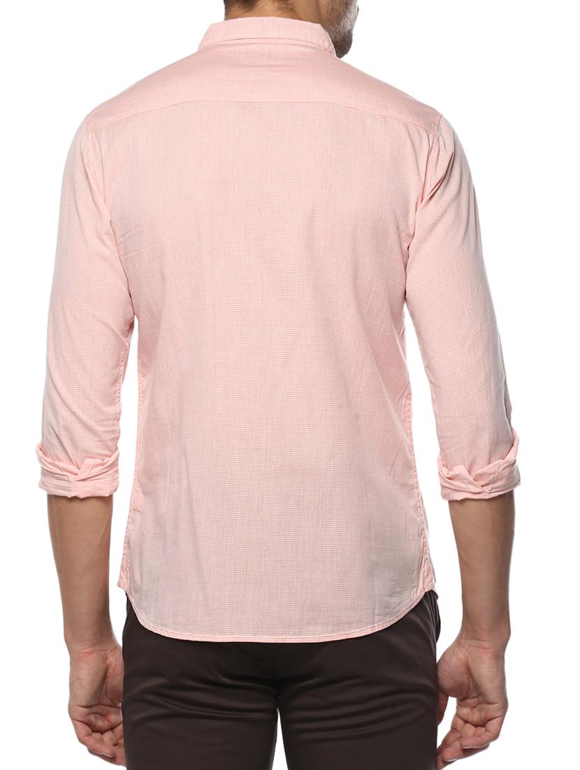 pink cotton casual shirt - 15000768 - Standard Image - 2