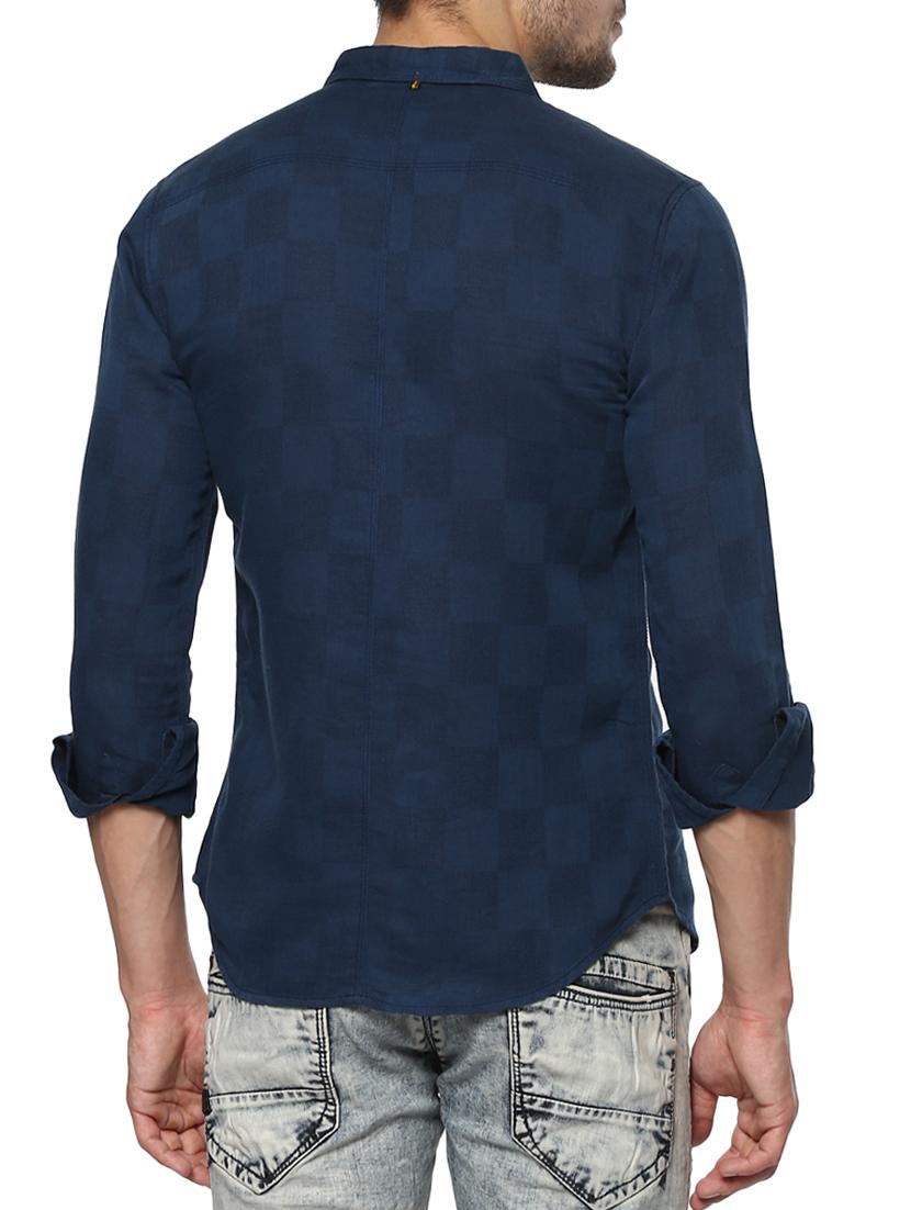 navy blue cotton t-shirt - 15000792 - Standard Image - 2