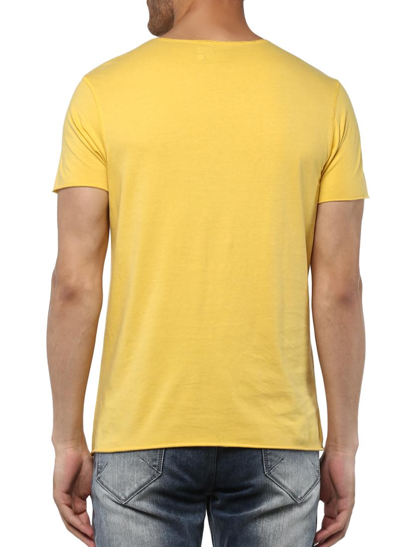yellow cotton t-shirt - 15000875 - Standard Image - 2