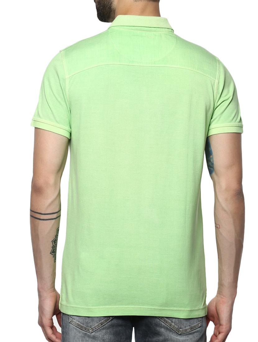 green cotton polo t-shirt - 15001020 - Standard Image - 2
