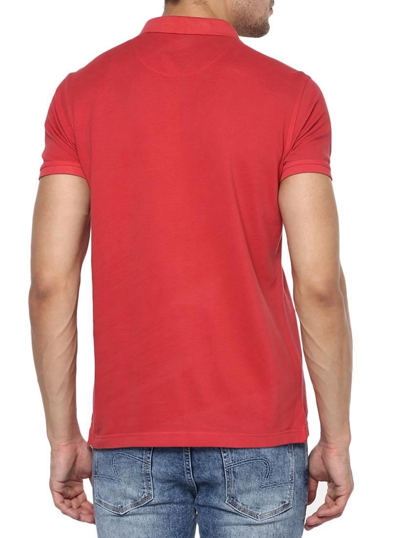 red cotton t-shirt - 15001025 - Standard Image - 2