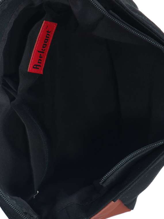 black printed regular sling bag - 15001540 -  Standard Image - 2