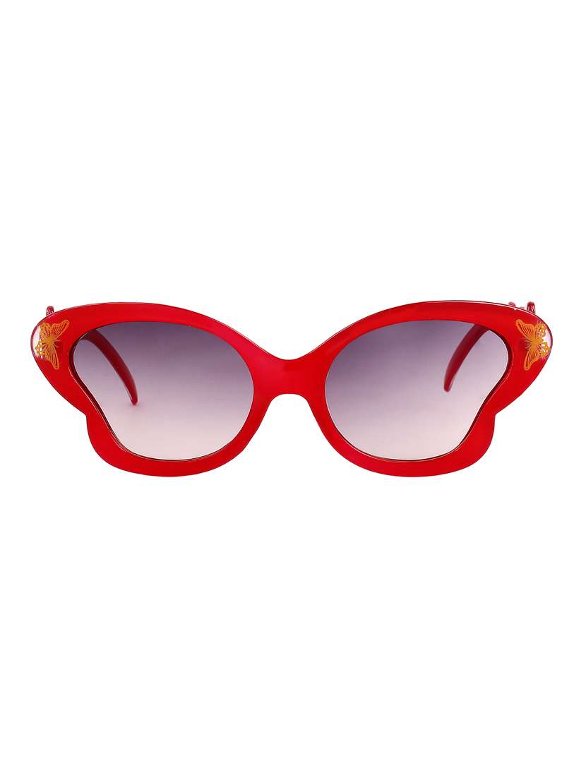 red polycarbonate sunglass