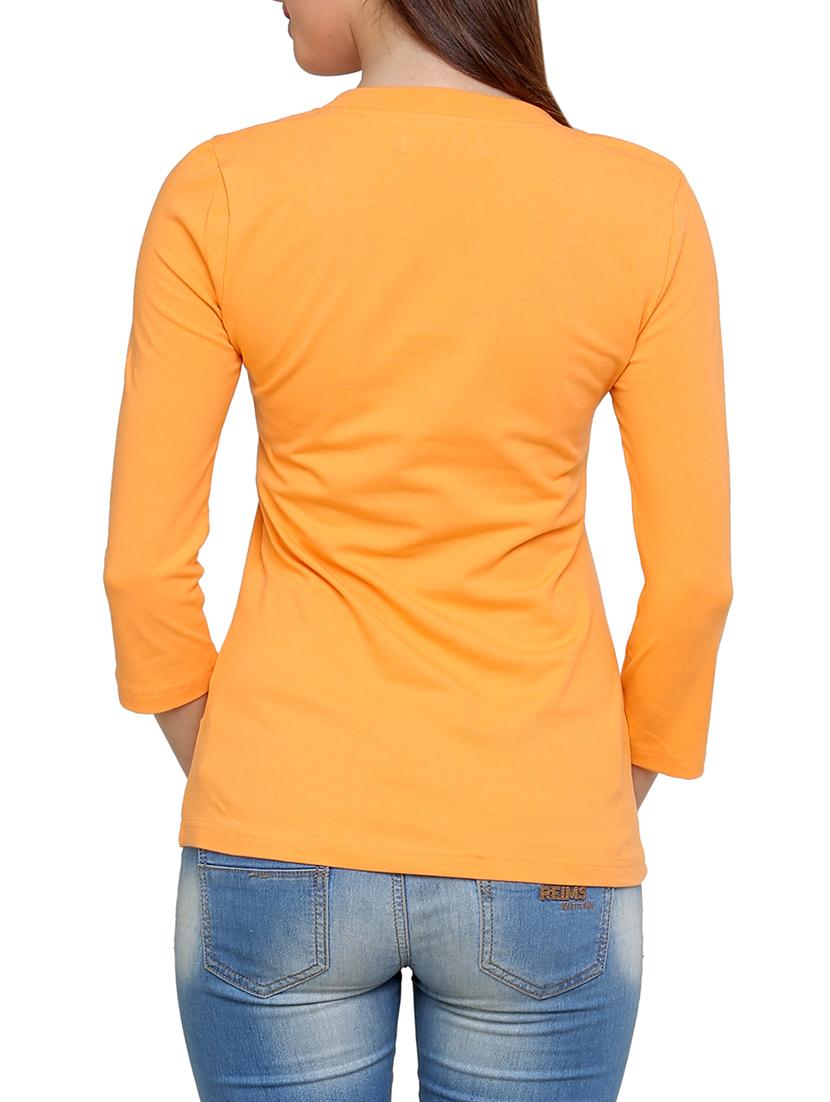 women's plain round neck t-shirt - 15006124 - Standard Image - 2