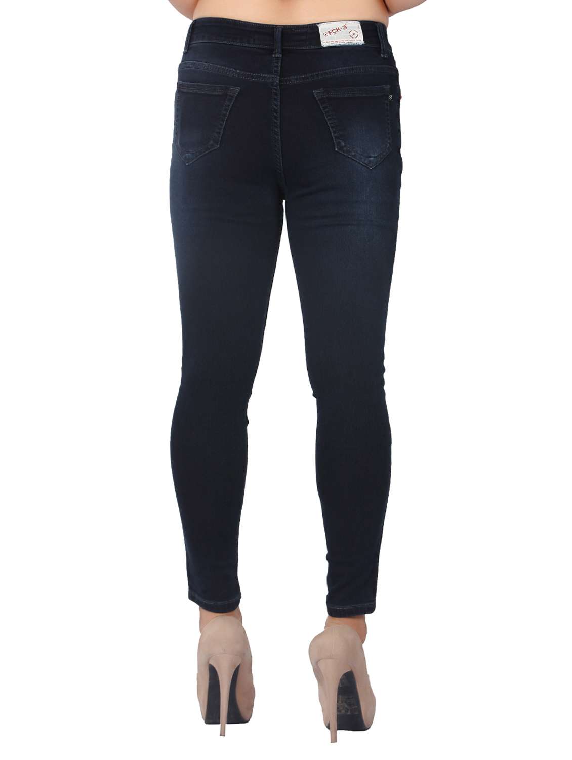 women's plain slim fit jeans - 15008385 -  Standard Image - 2