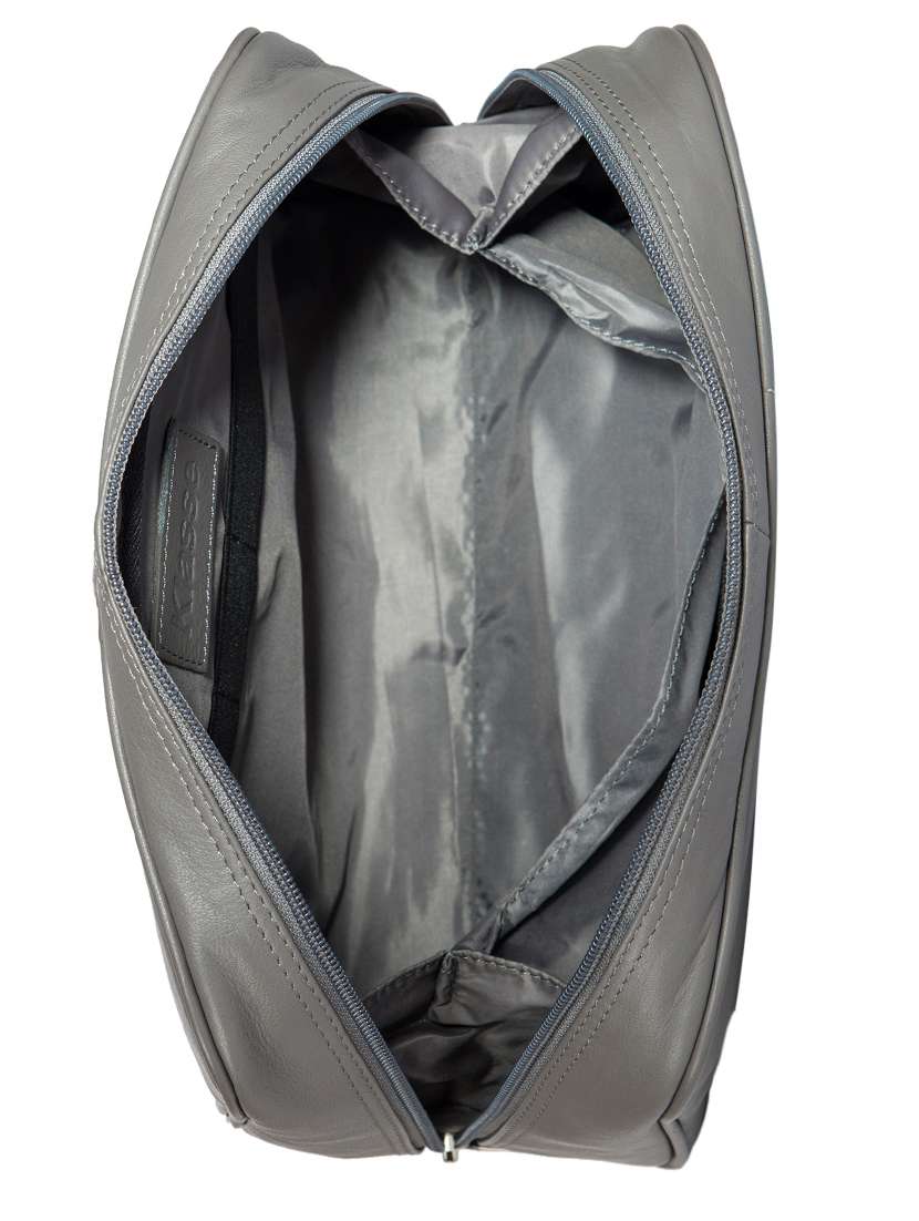 grey leather utility bag - 15010548 -  Standard Image - 2