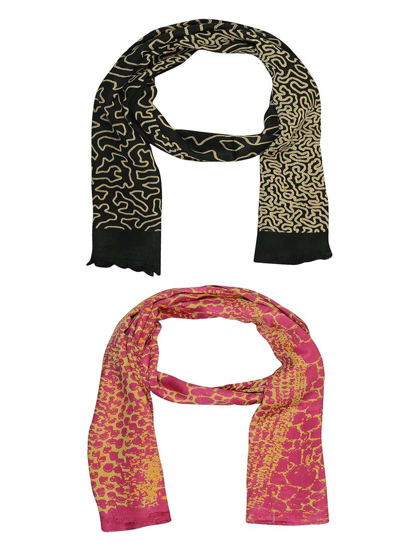 multi colored cotton scarf