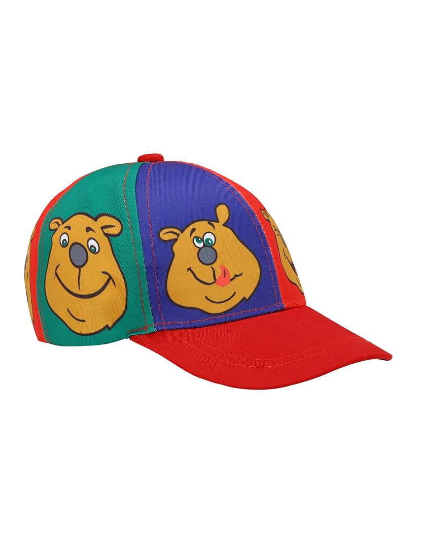 multi colored cotton blend cap