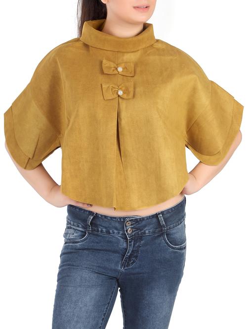 women's crop high neck top - 15020564 - Standard Image - 0