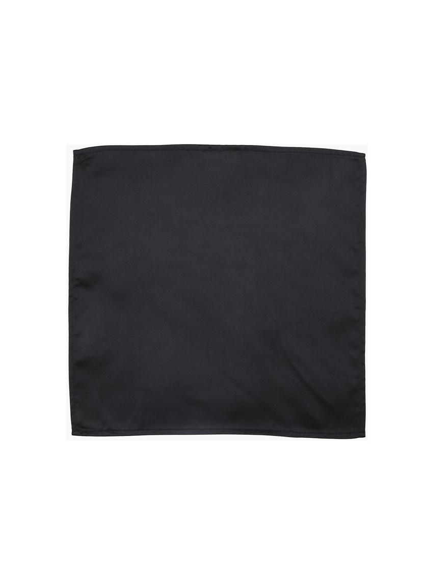 black polyester pocketsquare - 15025991 - Standard Image - 2