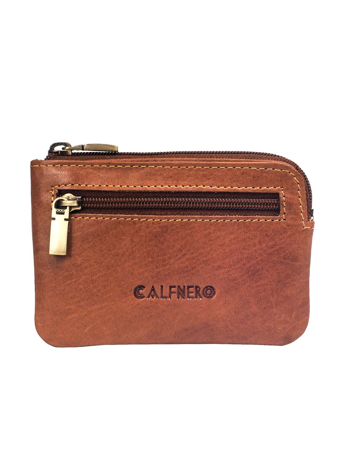 camel brown leather wallet
