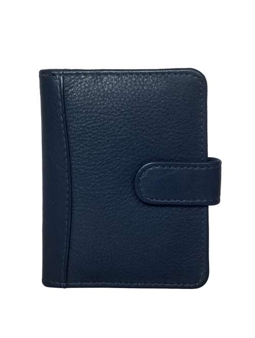navy leather wallet - 15032674 - Standard Image - 0