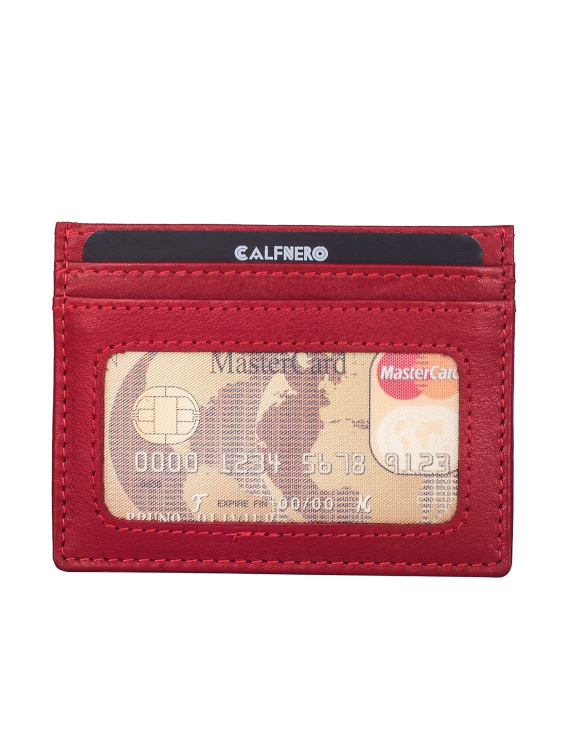 red leather wallet