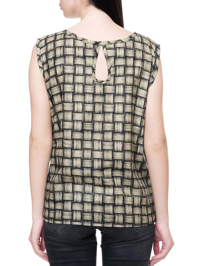 women's straight round neck top - 15036924 -  Standard Image - 2