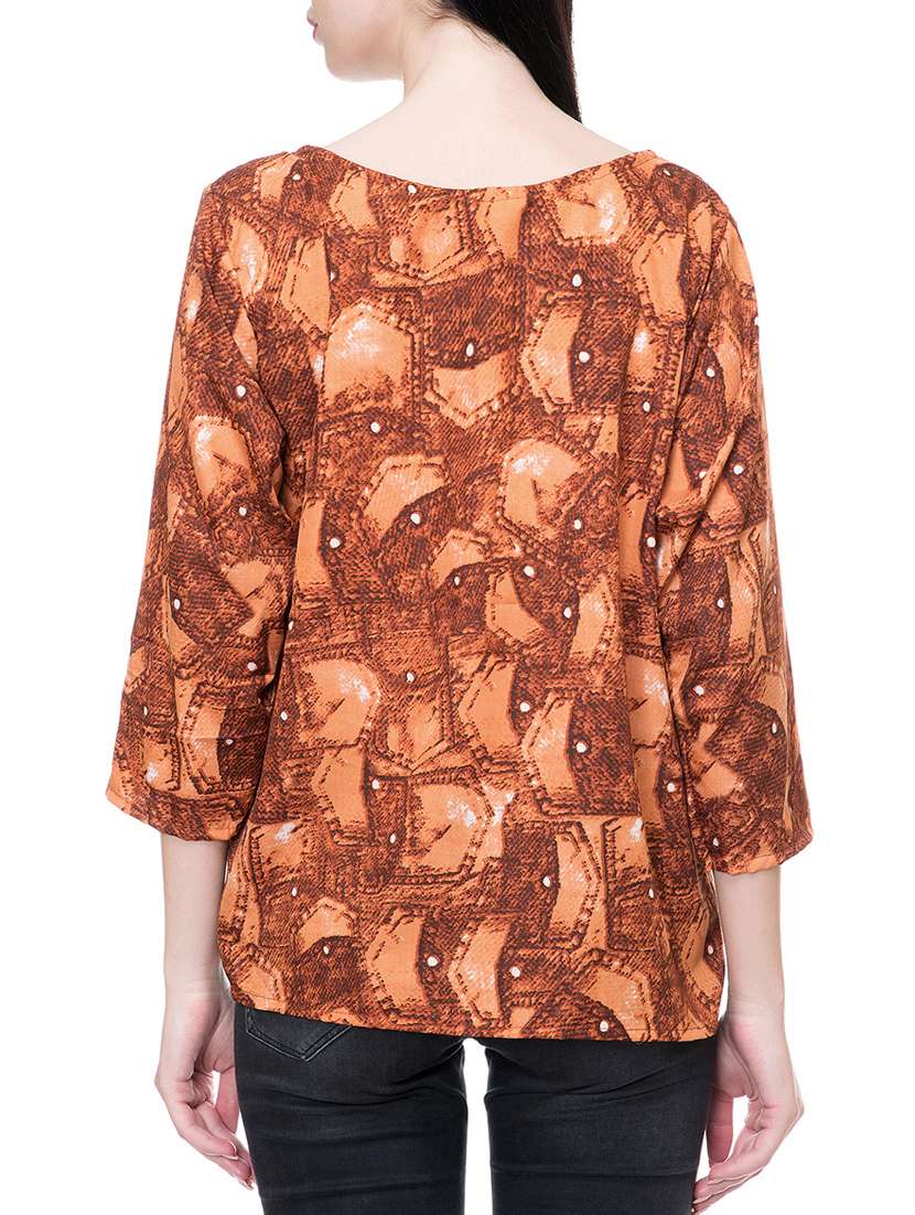 women's a line round neck top - 15036931 -  Standard Image - 2