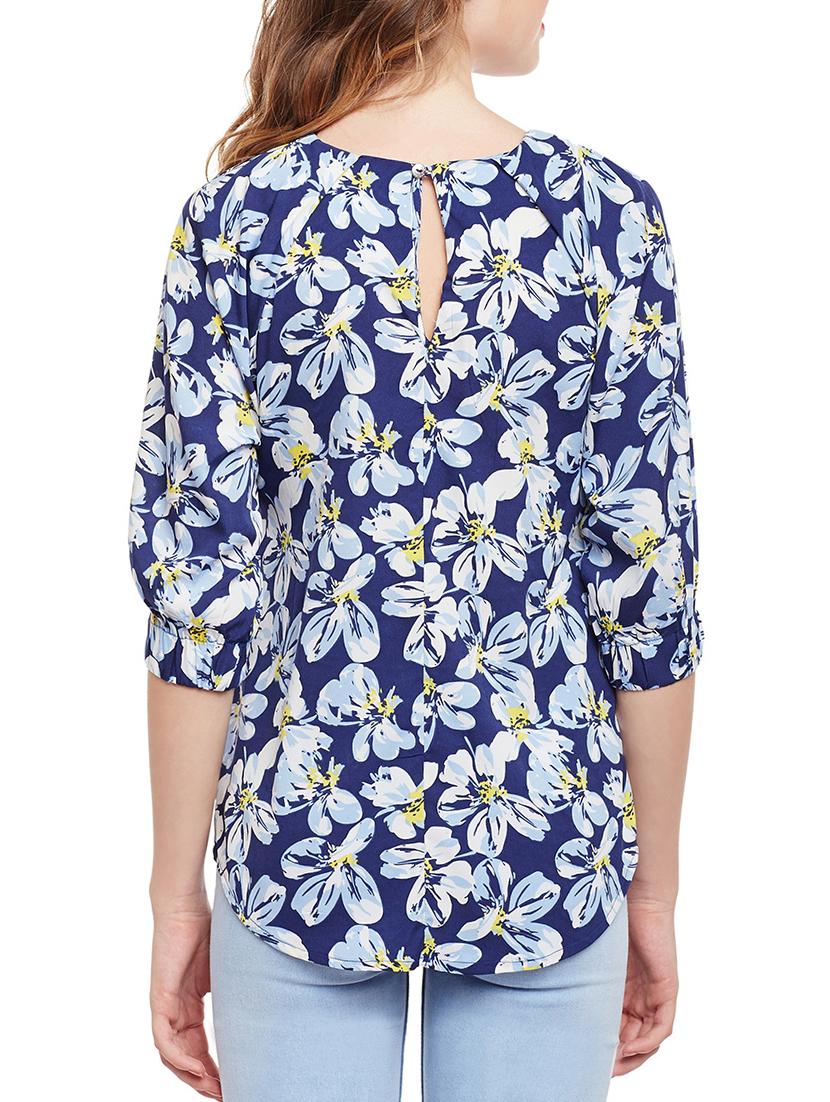 eyelet detail floral top - 15042629 - Standard Image - 2