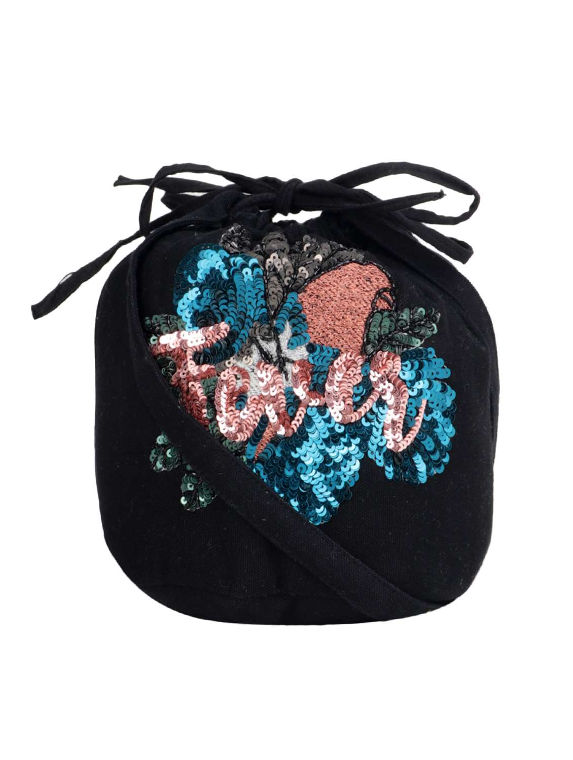 black cotton regular potli