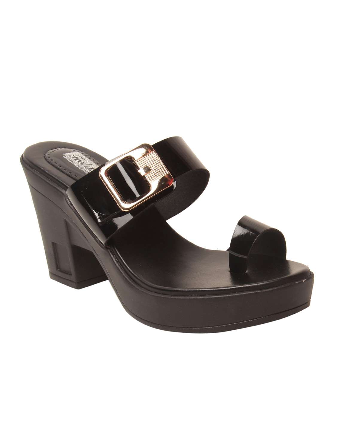 black platforms  sandal