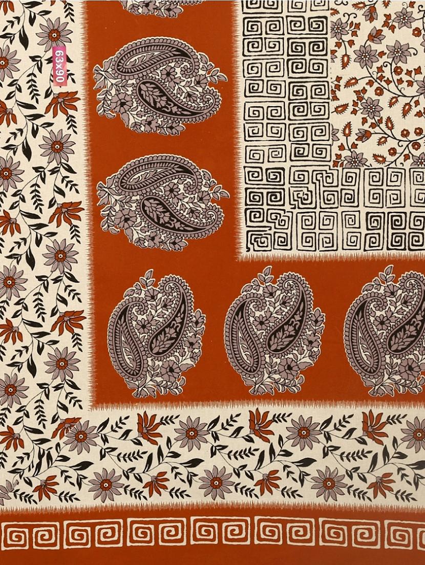 jaipuri print cotton single bedsheet with 1 pillow cover - 15056403 - Standard Image - 2