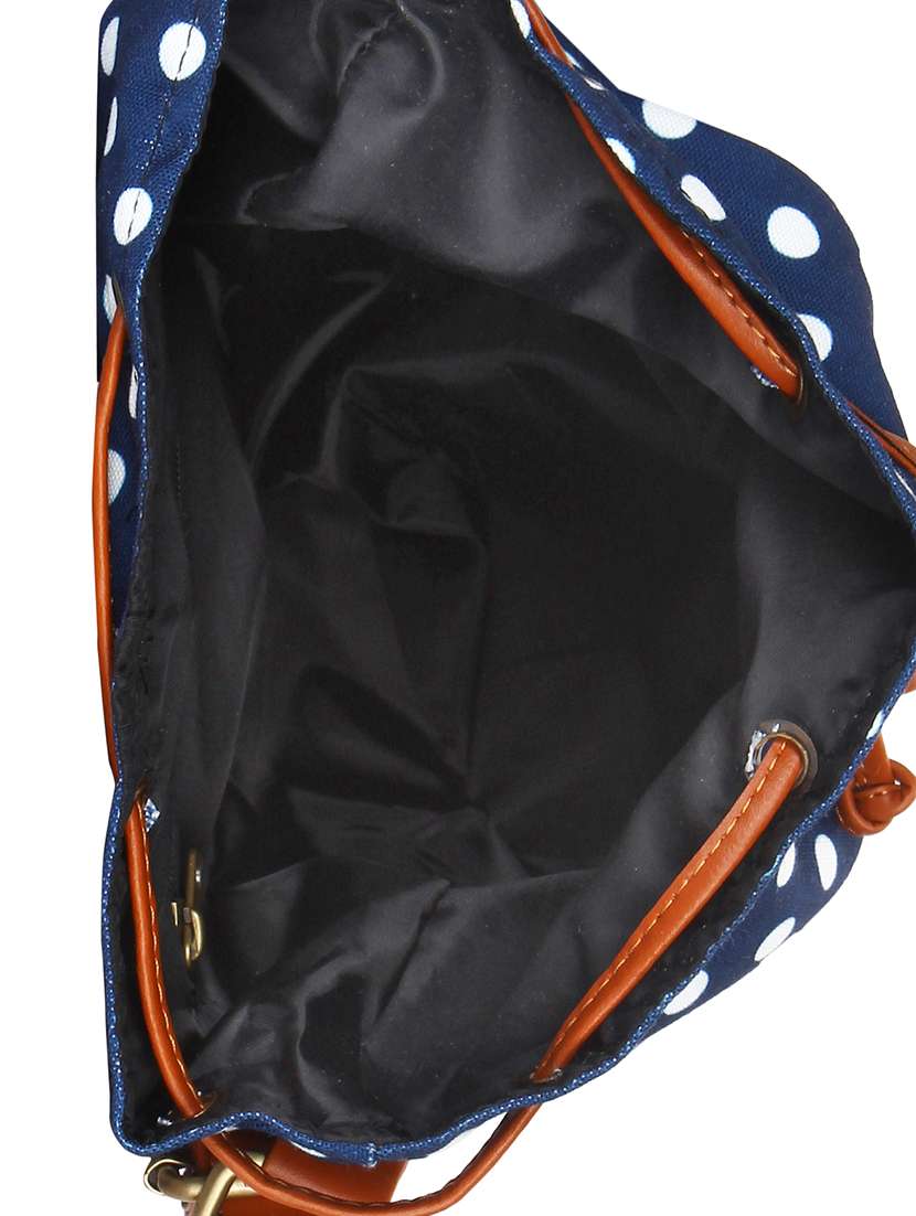 blue canvas sling bag - 15058326 -  Standard Image - 2