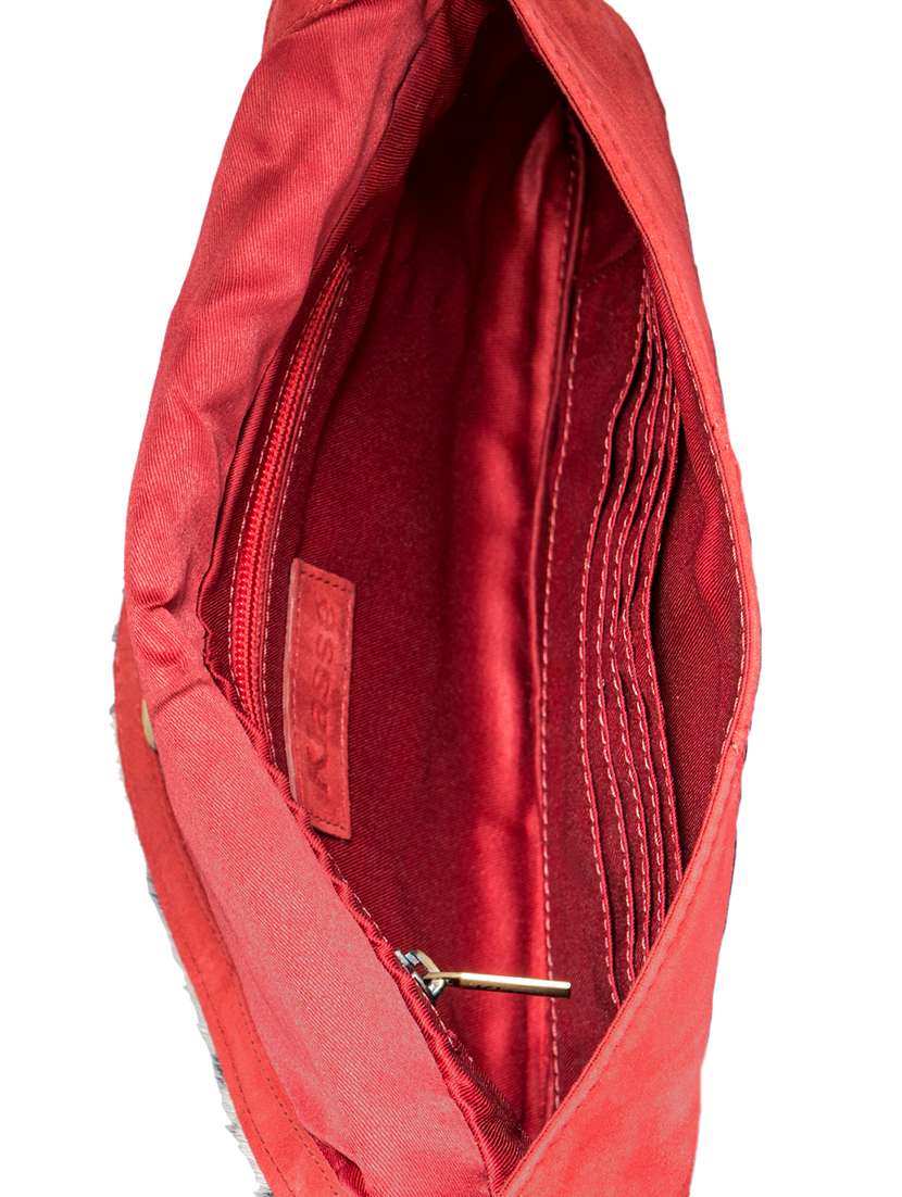 red leather regular clutch - 15059288 -  Standard Image - 2