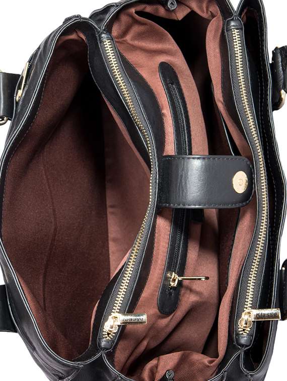 black leather handbag - 15059379 - Standard Image - 2