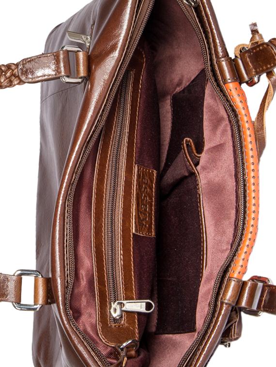 brown leather handbag - 15059385 - Standard Image - 2