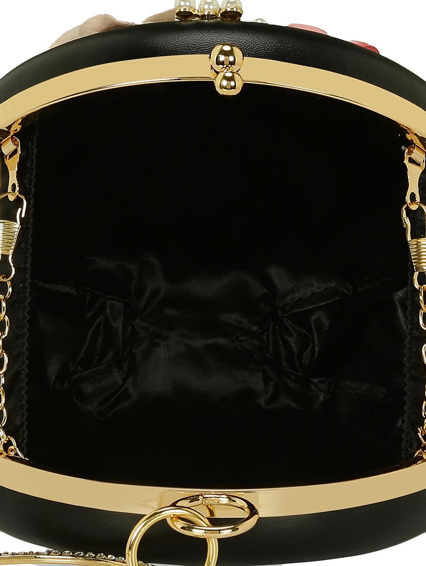 black metal box clutch - 15069679 - Standard Image - 2