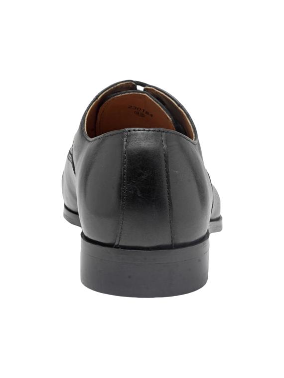 black leather lace-up oxford - 15069747 - Standard Image - 2