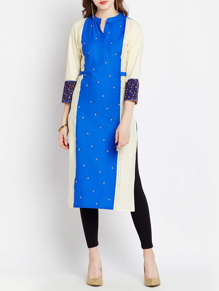 women's straight kurta - 15070174 -  Zoom Image - 0
