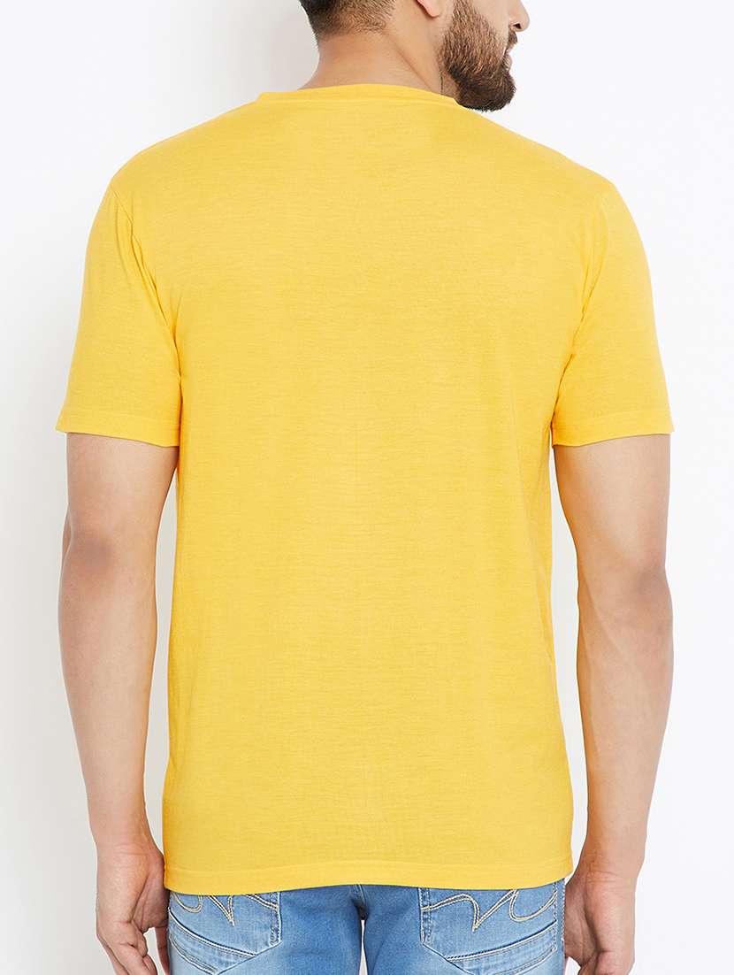 yellow cotton t-shirt - 15070940 - Standard Image - 2