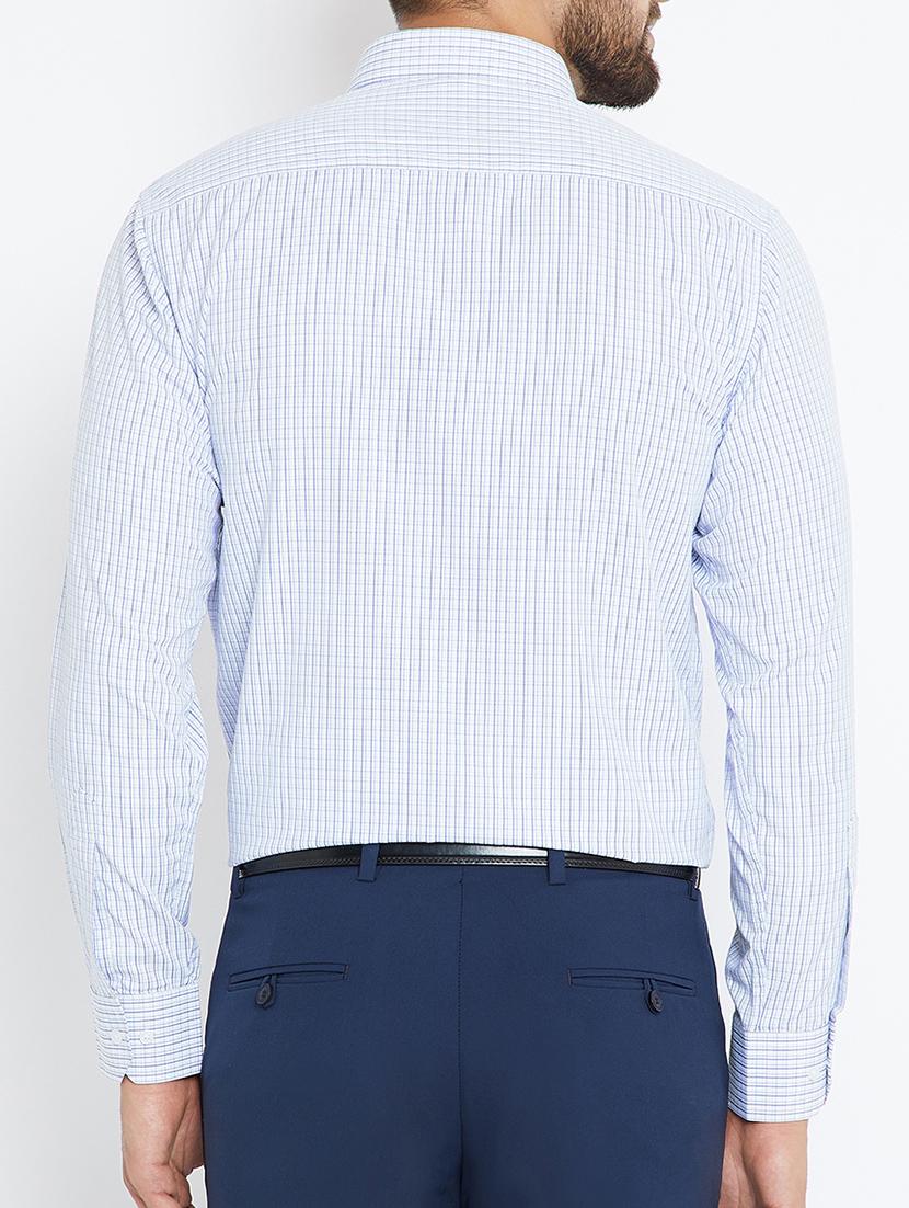 light blue cotton formal shirt - 15072949 - Standard Image - 2