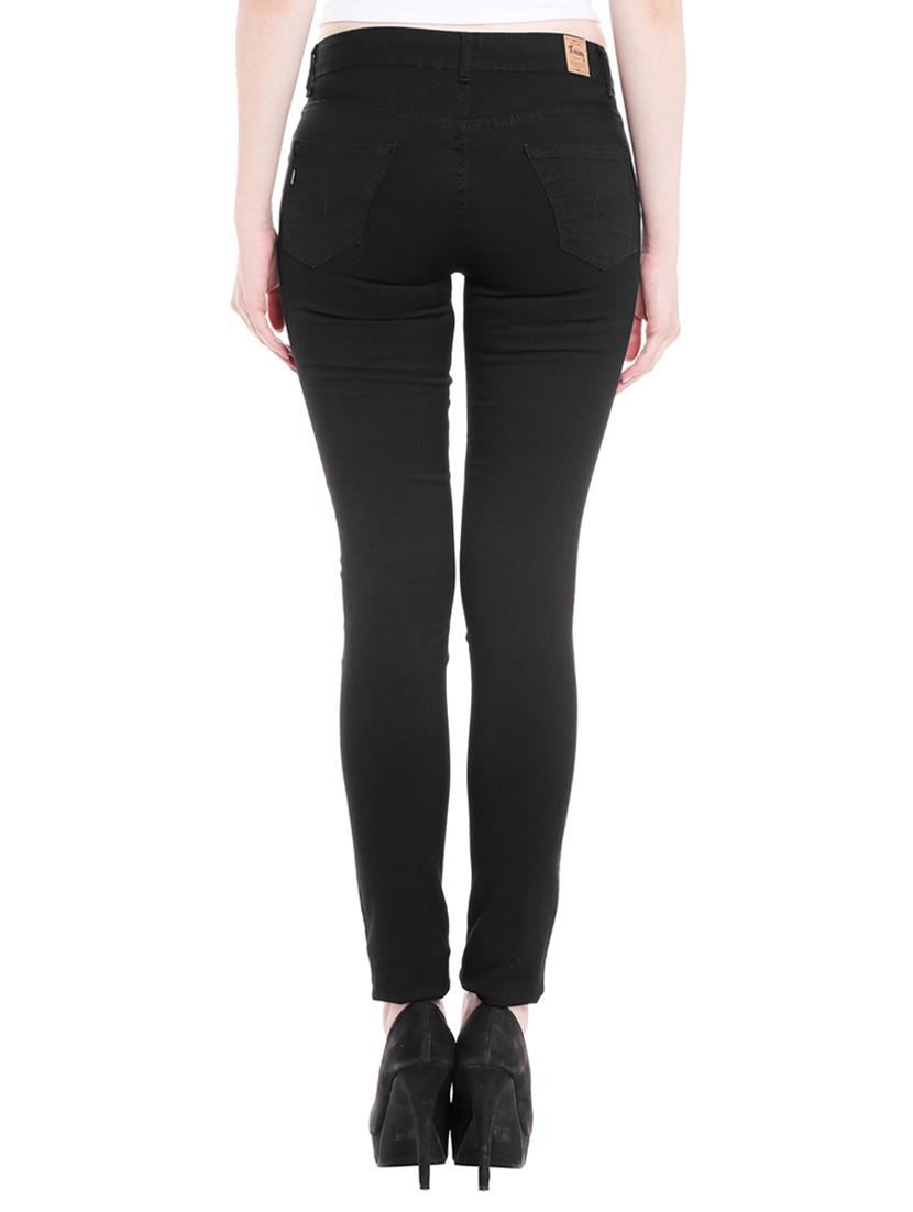 solid black denim jeans - 15075684 - Standard Image - 2