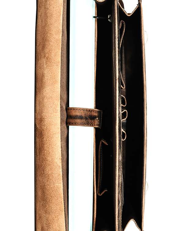 brown leather messengerbag - 15083982 -  Standard Image - 2