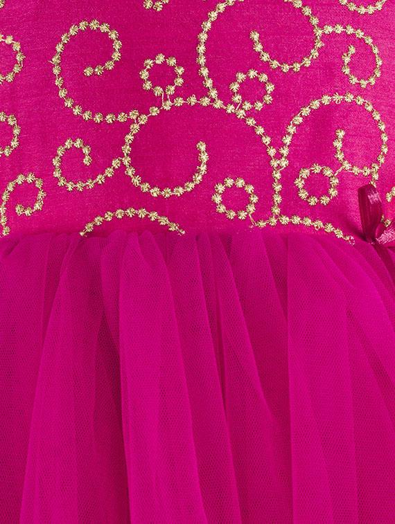 pink net frock - 15084756 - Standard Image - 2