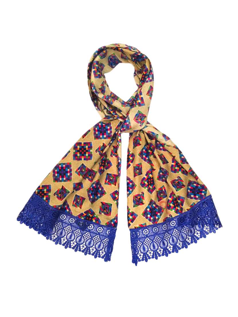 navy blue wool scarf