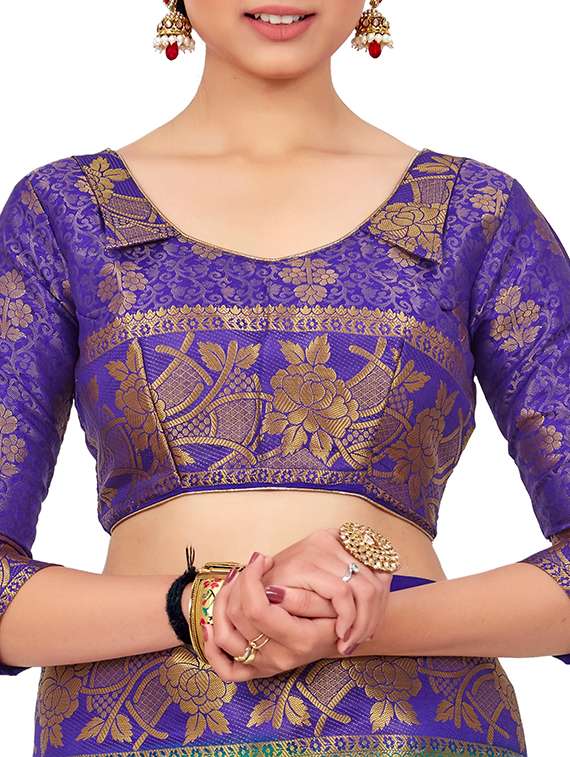 women's banarasi saree - 15090181 -  Standard Image - 2