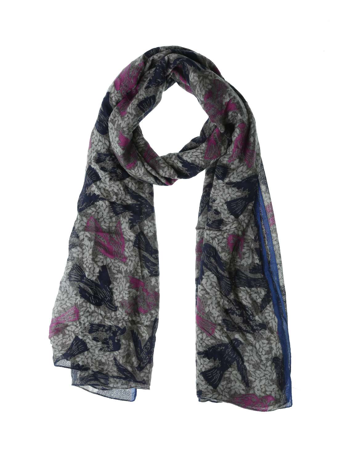 purple viscose scarf