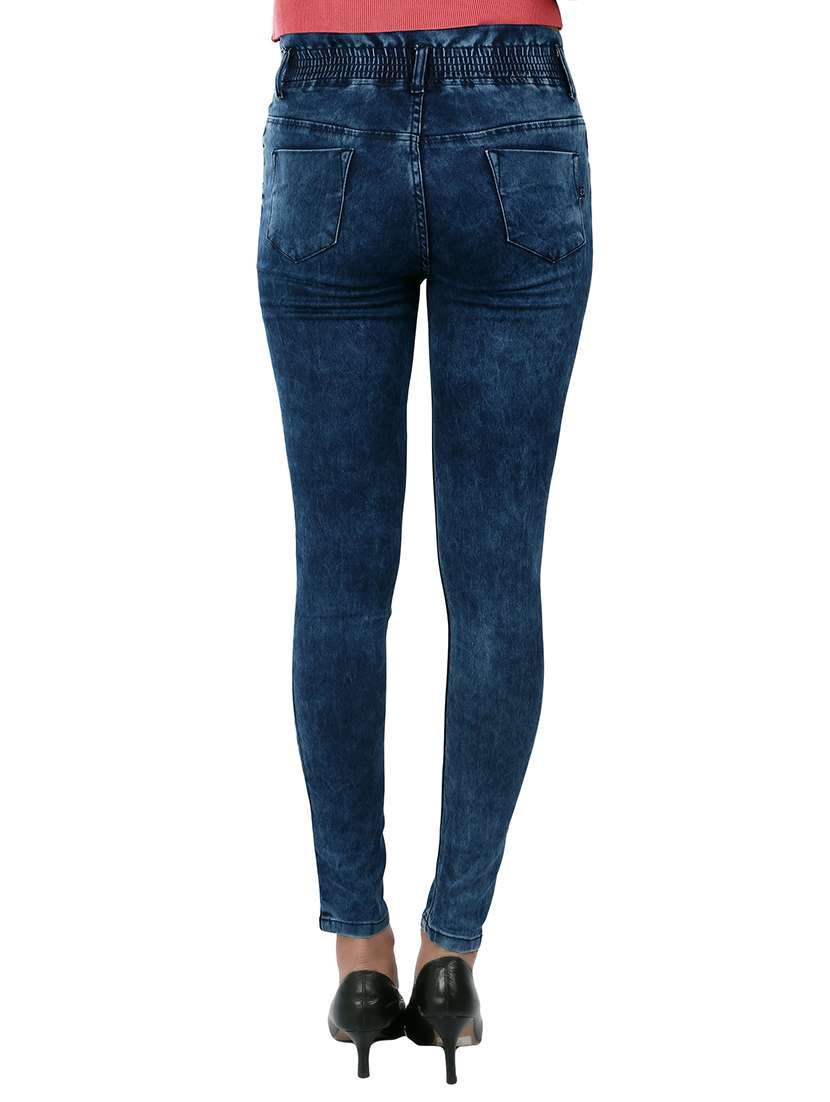 women's plain skinny fit jeans - 15093829 -  Standard Image - 2