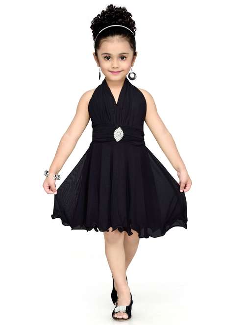black net frock - 15099896 -  Standard Image - 0