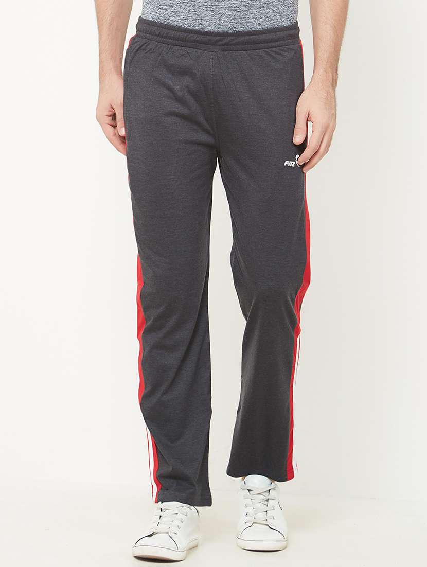 grey cotton  full length track pant