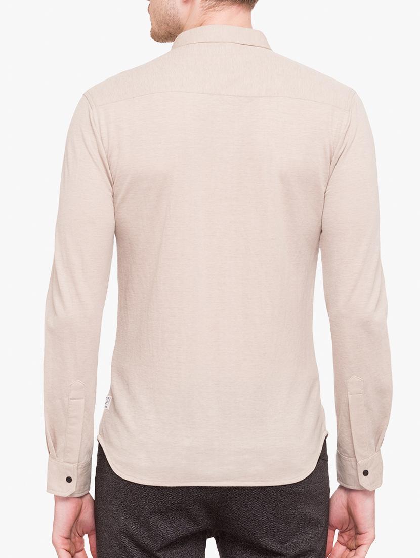 mens solid casual shirt - 15113398 - Standard Image - 2