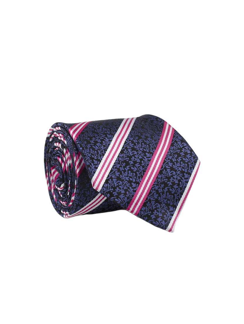 blue micro fiber tie